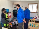 Autoridades de la Defensor&iacute;a Regional del Maule conocieron el caso de la privada de libertad que hoy est&aacute; separada de su hijo menor de dos a&ntilde;os.