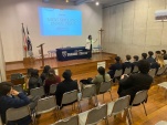 La defensora Romina Borgeat dialog&oacute; con los estudiantes de ense&ntilde;anza media.