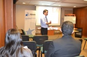 Jefe de Estudios de La Araucan&iacute;a, Mario Quezada expone en Taller para periodistas