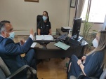 Jefe de estudios Metropolitanos plantearon sus disposici&oacute;n de colaboraci&oacute;n con Gendarmer&iacute;a , luego de fallecimiento de interna.
