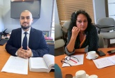 Trabajo multidisciplinario del defensor Felipe Alvarez y la trabajadora social Lorena Favereau. 