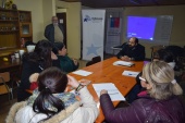 Rodrigo Flores, Jefe de la Unidad de Estudios, Defensor&iacute;a Regional del Maule, expuso sobre defensa especializada ante migrantes de Talca.
