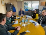 Una productiva reuni&oacute;n se llev&oacute; a cabo entre las m&aacute;ximas autoridades de la Defensor&iacute;a y Genadrmer&iacute;a en la regi&oacute;n. 