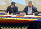 El Alcalde de la Coimuna de Ollag&uuml;e y el Defnsor Regional de Antofagasta firmaron convenio de colaboraci&oacute;n 