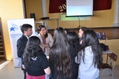 En la actividad participaron el defensor penal juvenil Eugenio S&aacute;ez Infante y la asistente social Mar&iacute;a Paz Sandoval.