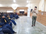 El defensor Sebasti&aacute;n Contreras estuvo a cargo de la exposici&oacute;n