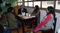 Las j&oacute;venes  comentaron su situaci&oacute;n y los anhelos de proyecto de crianza con sus hijos