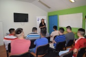 Barbara Contreras, defensora juvenil del Maule, sostuvo un encuentro con j&oacute;venes privados de libertad.