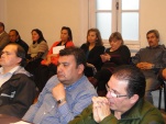 Gustava Aguilar y Paula Garc&iacute;a asistieron a la sesi&oacute;n del pleno del Consejo Regional, donde explicaron el valor del proyecto.