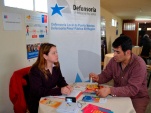 La asistente Syndia Barr&iacute;a atendi&oacute; a todos los internos que lo solicitaron, lo mismo que a sus familiares.