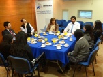 Las j&oacute;venes valoraron positivamente el encuentro con los defensores  