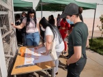 Parte del trabajo realziado por las mujeres que dan cuenta de sus demandas