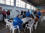 7 j&oacute;venes dialogaron con los defensores en el CIP de Coronel. La instancia les permiti&oacute; responder a todas sus consultas.
