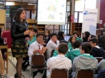 &acute;la Defensora Juvenil explic&oacute; a los alumnos los alcances de las faltas penales que se pueden cometer a trav&eacute;s de redes sociales 