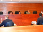 El abogado Marcelo Pizarro, de la Defensor&iacute;a Regional de La Araucan&iacute;a, durante los alegatos en la Corte de Apelaciones.