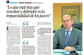 La entrevista del Defensor Regional fue publicada el domingo 17 de julio  de 2022 en El Diario Austral. 