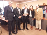 El equipo directivo  abord&oacute; distintos aspectos en gesti&oacute;n administrativa y en  cobertura y calidad de defensa