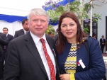 La Defensora junto al Presidente de la Suprema, Hugo Dolmestch en la inauguraci&Atilde;&sup3;n de tribunal de Mejillones