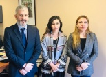 El defensor regional de Atacama, Ra&uacute;l Palma, la diputada, Daniella Cicardini y la jefa de estudios (s), Violeta Villalobos.