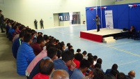 La defensora penitenciaria de Antofagasta, Alejandra Galvez se reuni&oacute; con 300 internos del CCP Antofagasta