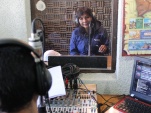 La Facilitadora In&eacute;s Flores, en la entrevista realizada por el programa "Buenos d&iacute;as Putre" de la radio Parinacota, dial 94.5fm