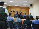 Los defensores penales p&uacute;blicos en su alegato final ante el Tribunal de Juicio Oral de Iquique.