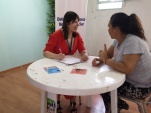 Los profesionales y directivos de la DRMS compartieron con internas y entregaron informaci&oacute;n en animado di&aacute;logo