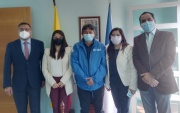 El vicenconul de Colombia y su equipo de abogadas, se reunieron con el Defensor Regional y el defensor de migrantes 