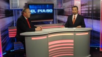 El Defensor Regional en los estudios del noticiero Pulso de la Noticia. 