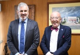 El defensor regional de Atacama, Ra&uacute;l Palma junto al nuevo presidente de la Corte de Copiap&oacute;, ministro Pablo Krumm.