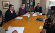 El euipo directivo de Atacama junto a los profesionales de la defensa penitenciaria. 