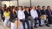 La Defensora junto a las autoridades del Servicio Medico Legal en inauguraci&oacute;n sensom&eacute;trico