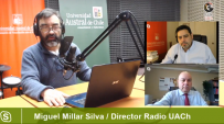 En conversaci&oacute;n con los periodistas Miguel Millar y Victor Godoi  en el  programa Rep&uacute;blica de Los R&iacute;os 