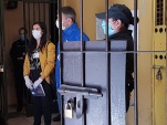La defensora penitenciaria Francisca V&aacute;squez durante su &uacute;ltima visita al penal de Los &Aacute;ngeles donde cumpl&iacute;a condena Nicole.