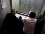 En la la Zona de Seguridad y Transici&oacute;n del CJS, el Defensor Nacional acompa&ntilde;&oacute; a varios defensores p&uacute;blicos en sus entrevistas con imputados. 