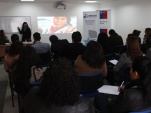 La Facilitadora Intercultural, In&eacute;s Flores dictando el Seminario "G&eacute;nero Intercultural, Derechos de Personas, Comunidad, y Pueblos Ind&iacute;genas&rdquo; en Arica