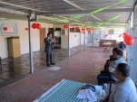 Dos horas dur&oacute; la actividad que se realiz&oacute; en el patio de la c&aacute;rcel