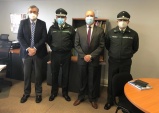 Participaron adem&aacute;s el Jefe de estudios Pablo Ardouin  y el  Tte Coronel H&eacute;ctor Miranda, Jefe Operativo Regional de Gendarmer&iacute;a en Los R&iacute;os
