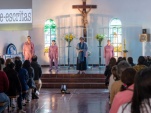 La actriz nacional Solange Lackington fue la protagonista en la obra presentada en la c&aacute;rcel de mujeres de San Miguel