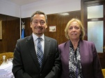 En el encuentro conversaron sobre la licitaci&oacute;n de defensa penal y penitenciaria.