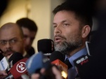 Claudio Fierro, jefe de la Unidad de Corte de la Defensor&iacute;a Nacional, tras alegar el recurso de amparo.