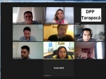 : Imagen de la videoconferencia a trav&eacute;s de la cual se cumpli&oacute; el taller.