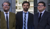 Eduardo Vargas, Yerko Pizarro y Gonzalo Garc&iacute;a, junto a Washington Fern&aacute;ndez y Gabriela Villablanca defienden a 19 imputados en caso Carabineros 