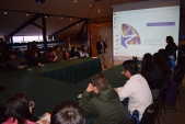 Israel Villavicencio, defensor adolescente y Orietta Rodr&iacute;guez , trabajadora social, lideraron ciclo de charlas a estudiantes de 8&deg; B&aacute;sico a 4&deg; Medio