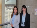 La Defensora Regional Viviana Castel y la profesional Claudia Escudero, felices con su nombramiento entre las 100 lideres en el Estado.  