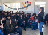 La charla fue dirigida a m&aacute;s de 80 estudiantes de s&eacute;ptimos y octavos b&aacute;sicos.