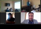 El defensor Luis Acu&ntilde;a y la trabajador social Mar&iacute;a Paz Sandoval se comunicaron con adolescentes del CRC de Cholchol por video conferencia