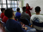 La presentaci&oacute;n del recurso de amparo fue por parte de la Jefa de Estudios Regional, Karina Reyes y de su equipo de postulantes.