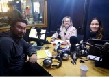 Daniela B&aacute;ez, estuvo junto a la Seremi de Justicia, B&aacute;rbara Perry, en Radio Rancagua