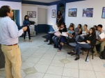 Defensor Local Jefe de la Oficina de la Defensor&iacute;a Aymara e Ind&iacute;gena, Rodrigo Torres junto a los peritos de la regi&oacute;n de Arica y Parinacota